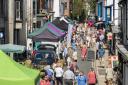 A CROWDED street at Presteigne for the town’s first May Day Food and Flowers Festival on bank holiday Monday.Picture by: ALEX RAMSAY.