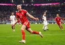 Gareth Bale celebrates his goal against USA on Monday night