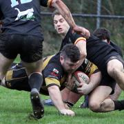 Action from Bethesda's defeat to Denbigh (Photo by Richard Birch)