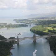 Menai Strait and Britannia Bridge