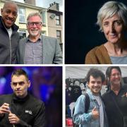 Some of the famous faces who visited North Wales this year.