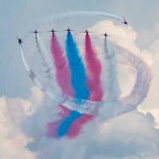 Red Arrows at Rhyl Air Show