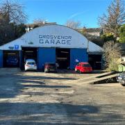 Grosvenor Garage in Menai Bridge