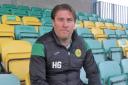 Caernarfon Town manager Huw Griffiths (Photo by Paul Evans)