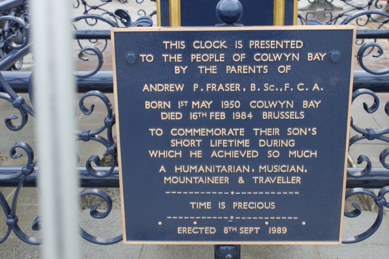 More information explaining the clocks origin. Picture by Claire Fox.