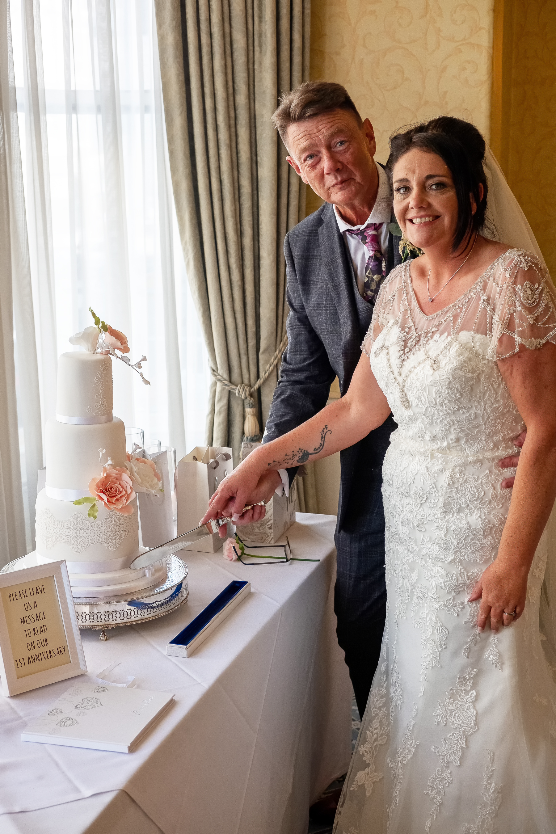 Cutting the cake! Picture: Phil Rogers