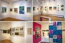Pictures of the four new exhibitions at Storiel. Photo: Gwynedd Council