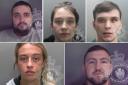 Clockwise: Rebecca Williams, James Morgan, Joshua Royds, Molly Bailey and Luke Evans. Picture: North Wales Police