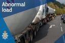 The abnormal load will be escorted tomorrow afternoon (August 1).