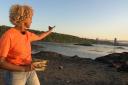 Gillian Burke at the Menai Strait.