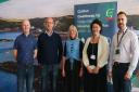 Gwynedd Council members taking part in the launch on August 7 on the council's stand at the National Eisteddfod.