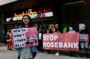 Rosebank protestors
