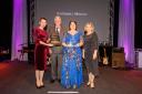 Lowri Davies receives her award