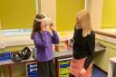 Ysgol Pentraeth pupils enjoy a visit from Menter Môn Morlais