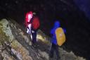 The rescue operation after the woman's fall on the Eryri mountain