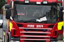 North Wales Fire and Rescue Service was called to the incident on Saturday afternoon.