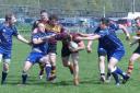 Action from Dolgellau's defeat at COBRA (Photo by Gary Williams)