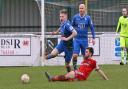 Action from Llangefni Town's loss to Ruthin Town (Photo by Richard Birch)