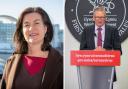 Health minister Eluned Morgan MS will be flanked by Wales’ chief medical officer, Dr Frank Atherton.