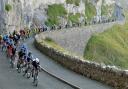 A shot from the Tour of Britain race going around the Great Orme in 2014. Photo: SweetSpot Group