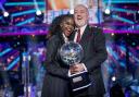Bill Bailey and Oti Mabuse, winners the final of Strictly Come Dancing 2020. Credit: PA