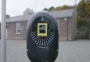 One of the new EV charging points on Anglesey