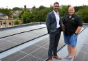 Salisbury's Director Aled Roberts and Gareth Jones, Managing Director of Carbon Zero Renewables.