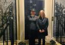 Virginia Crosbie MP with PC Lisa Thomas at 10 Downing Street.