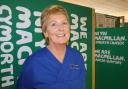 Liz Hall, senior nurse at Ysbyty Gwynedd in Bangor