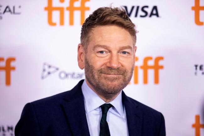 Kenneth Branagh on the red carpet at the Toronto International Film Festival