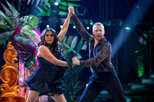 Nina Wadia and Neil Jones on Strictly Come Dancing 2021