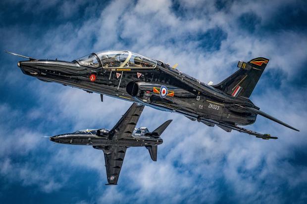North Wales Chronicle: Hawk jets. Image: Crown Copyright. 
