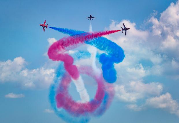 North Wales Chronicle: The Red Arrows. Image: Crown Copyright. 