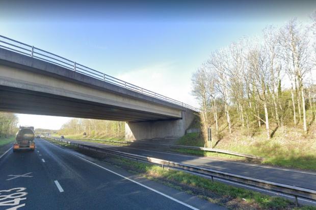 The A483 at Ruabon heading towards Johnstown. PIC: Google Streetview.