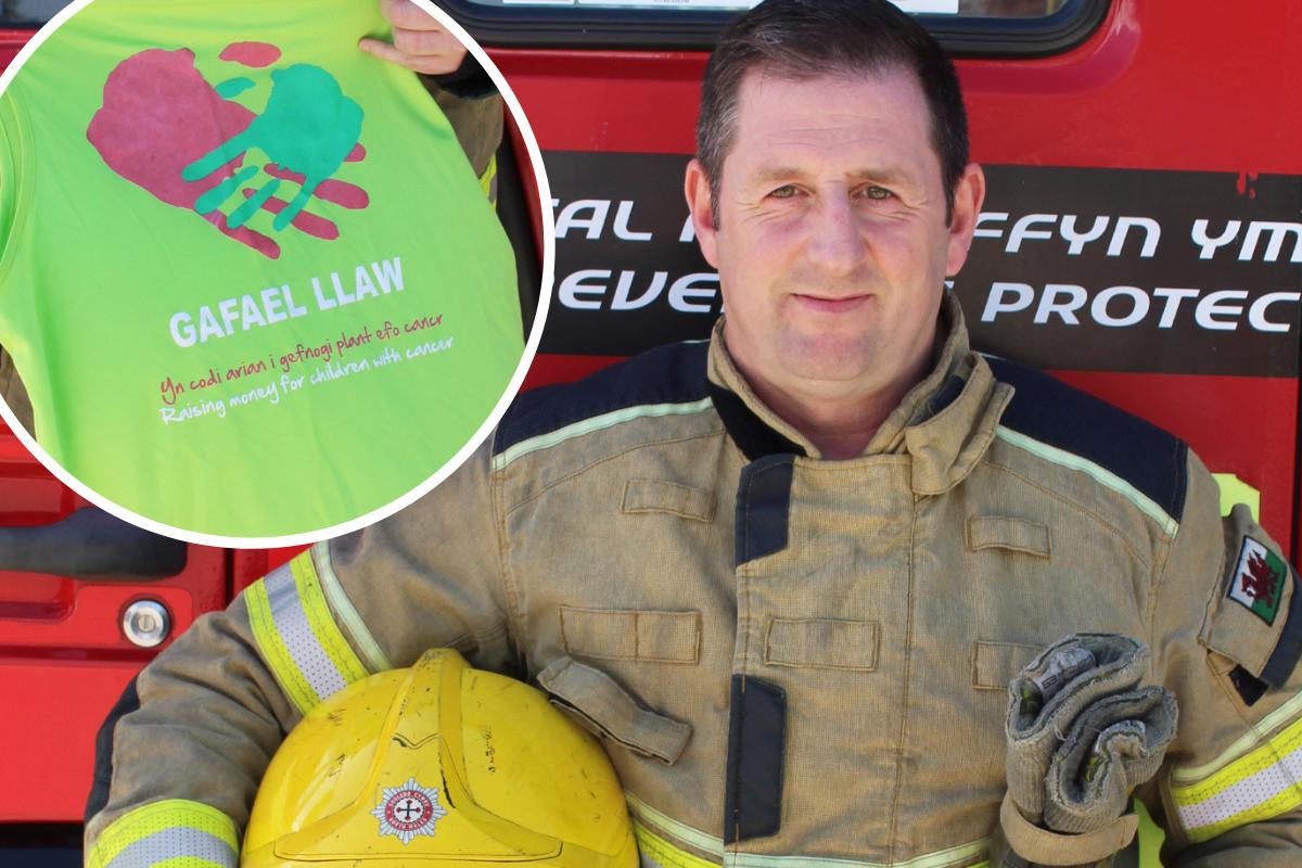 Firefighter Paul Williams is set to scale the Welsh Three Peaks.