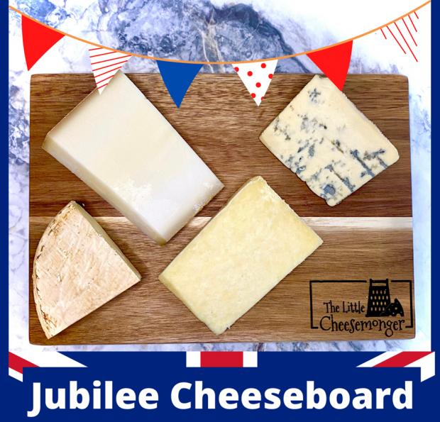 North Wales Chronicle: The Jubilee Cheeseboard at The Little Cheesemonger. Photo: Gemma Williams