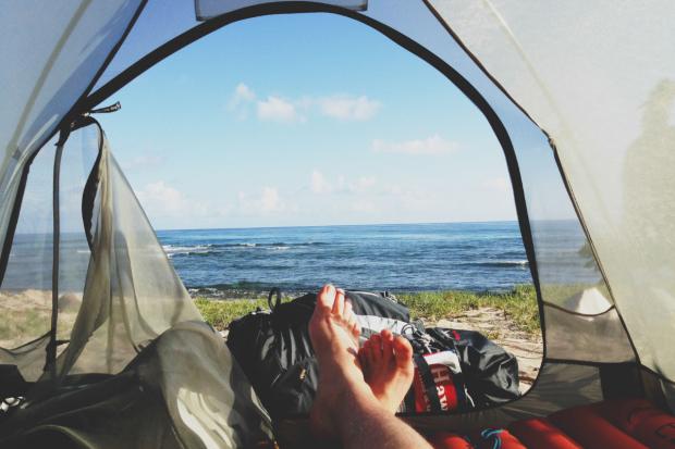 North Wales Chronicle: A view from a tent. Credit: Canva