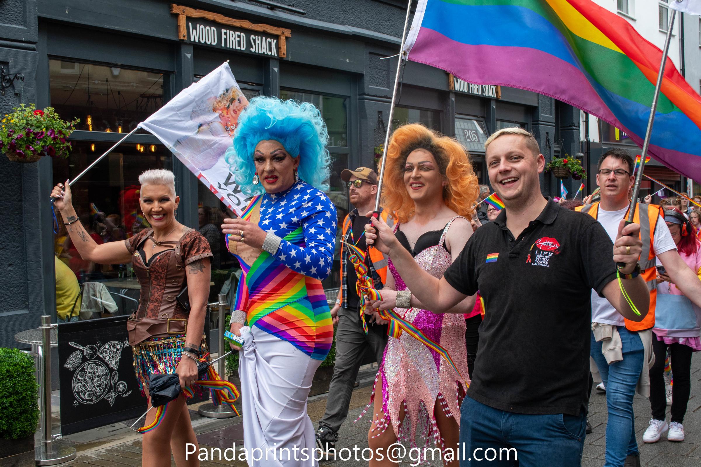 North Wales Pride in Bangor. Photo: PANDAPRINTS