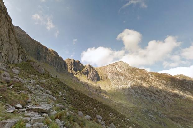 The Idwal Slabs, Snowdonia. Photo: GoogleMaps
