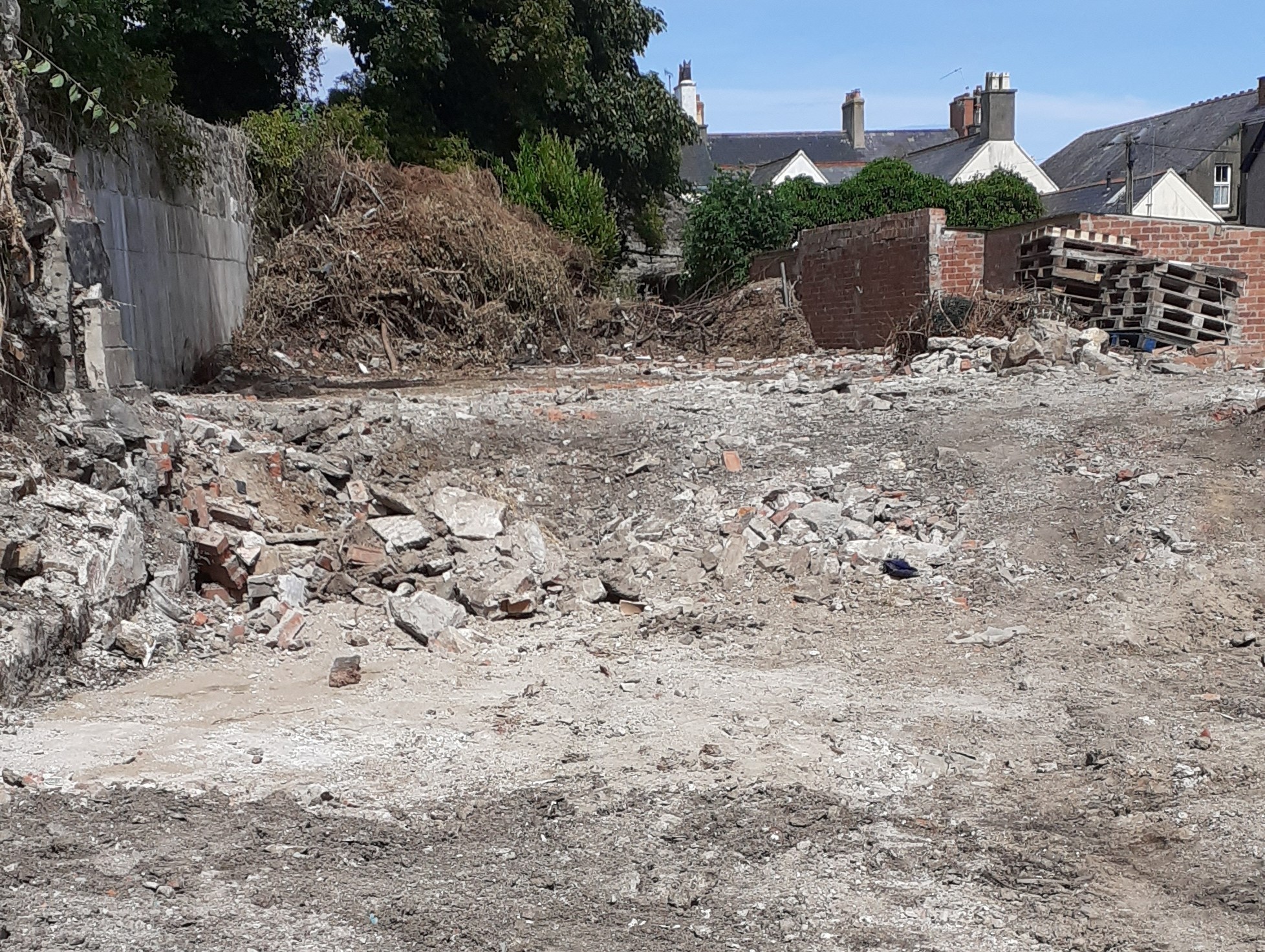 End of an era - historic social club demolished in Beaumaris (Picture Spridgeon)