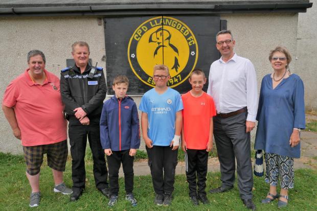 This Anglesey football club’s goal is to prevent anti-social behaviour