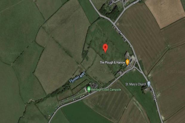 The location of the Grange, which dates back to the twelfth century, in relation to the Heritage Coast Campsite. Pic: Google Maps. Free for LDRS partnership