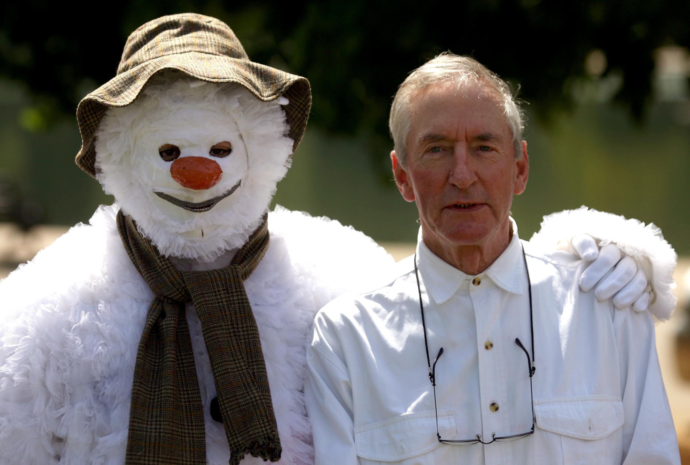 Author Raymond Briggs in Hyde Park, London. Image: PA 