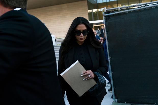 Vanessa Bryant, Kobe Bryant’s widow, leaves a federal courthouse in Los Angeles on Wednesday August 10 2022