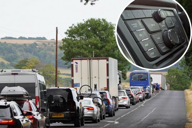 Motorists could save on fuel by using this little-known air-con button. Picture: PA