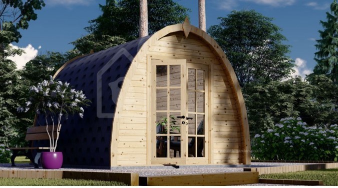 Glamping Pod - as featured in the Llanrhyddlad planning application (Ioacc Planning Docs.)