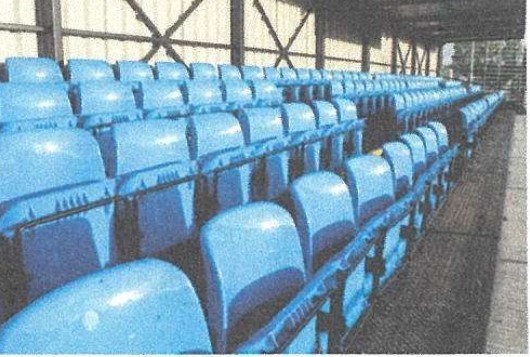 Llangoed football club in plans to provide 50 covered seats at Tyddyn Paun ground. Anglesey County Council Planning Documents image