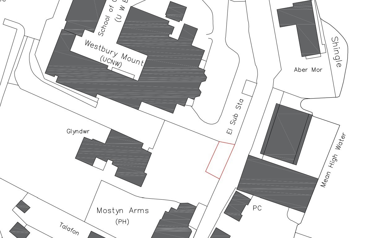 The Mostyn Arms development plan location - on land at Menai Bridge (Ioacc Planning Documents)