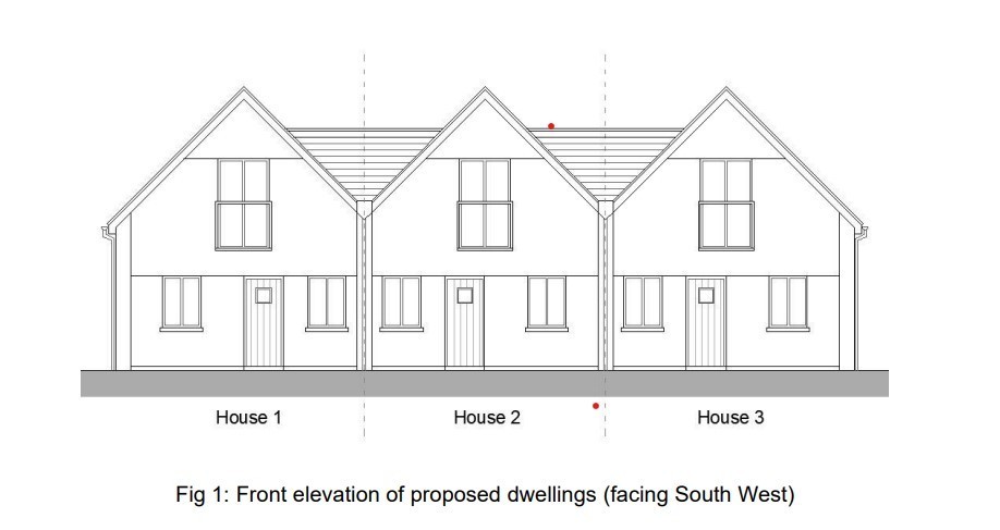 Proposed development at The Bull Inn at Pentraeth (Image Anglesey Council Planning Documents) 