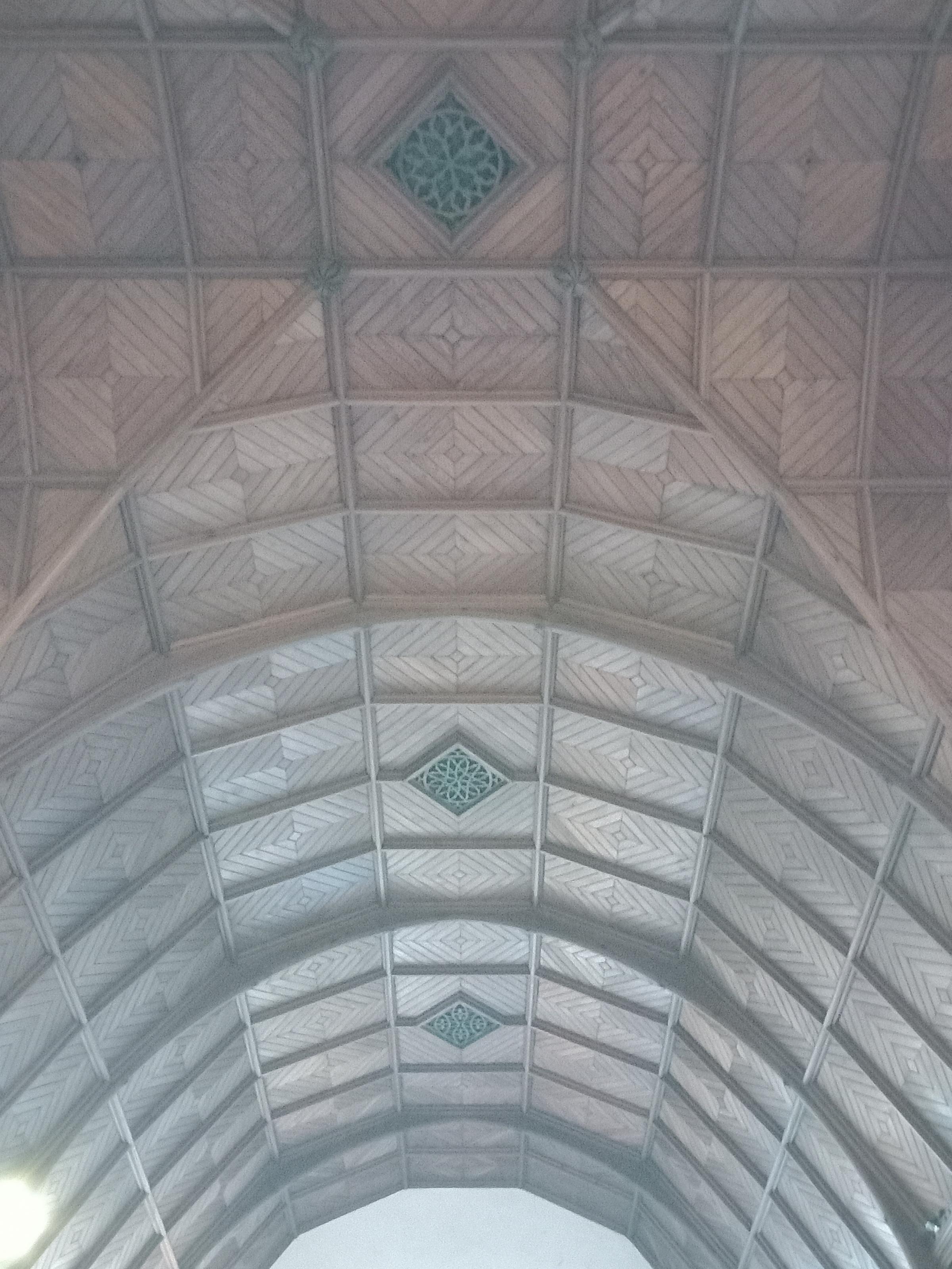 The barrel ceiling Menai Bridge English Presbyterian Church renovation Dale Spridgeon Image